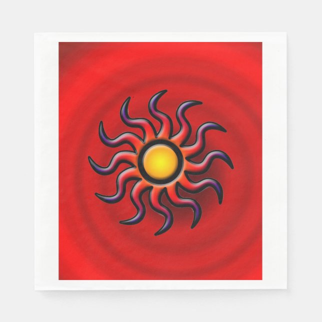 SOUTHWESTERN SUN NAPKIN (Front)