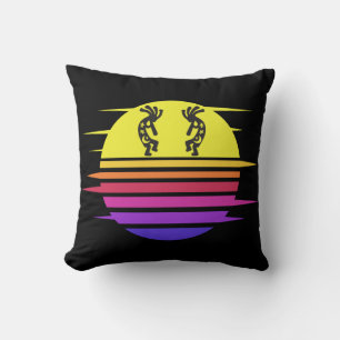 Southwestern Sunset Kokopelli Cushion