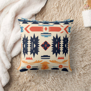 Southwestern Tribal Aztec Geometric Boho Cushion