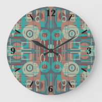 Southwestern Tribal Geometric Shapes Abstract Art