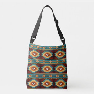 Southwestern tribal pattern crossbody bag