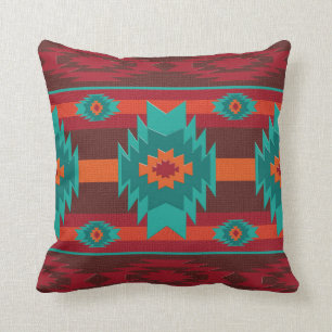 Southwestern tribal pattern cushion