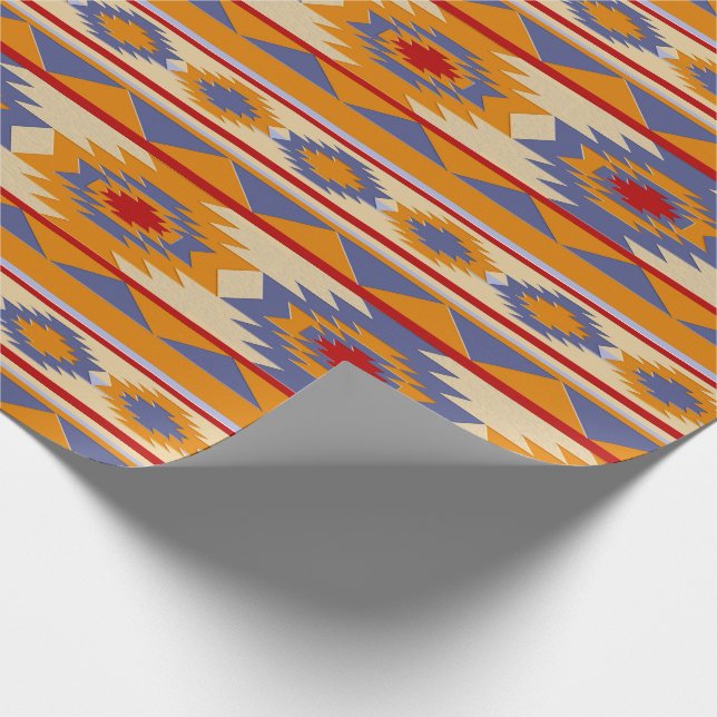 Southwestern tribal pattern wrapping paper (Corner)