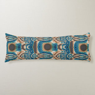 Southwestern Turquoise Native Pattern Body Cushion