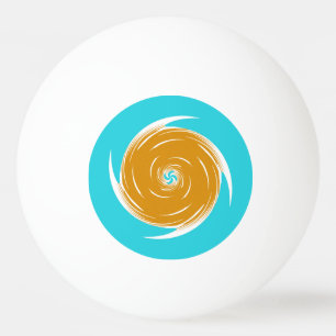 Southwestern Twirl Pattern Ping Pong Ball