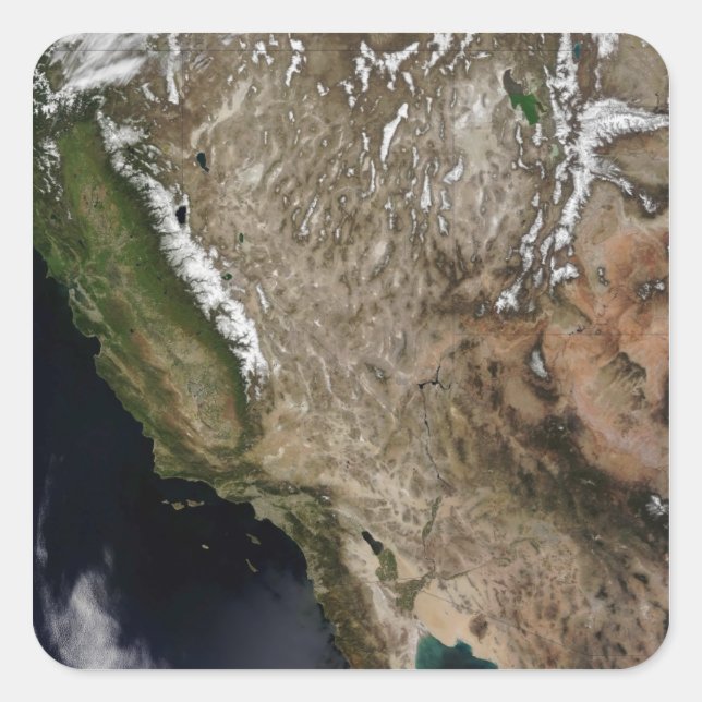 Southwestern United States Square Sticker (Front)