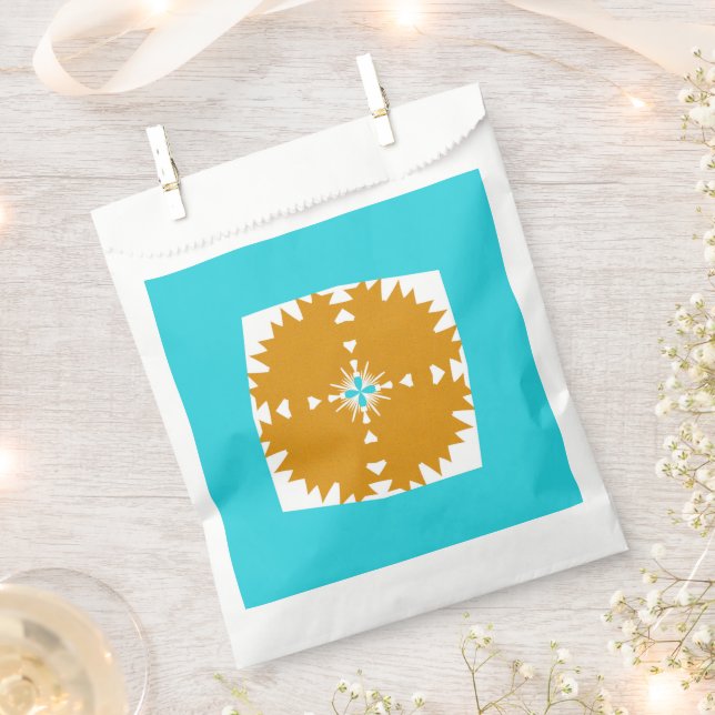 Southwestern Vibes Multi-Colour Pattern Favour Bags (Clipped)
