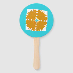 Southwestern Vibes Multi-Colour Pattern Hand Fan