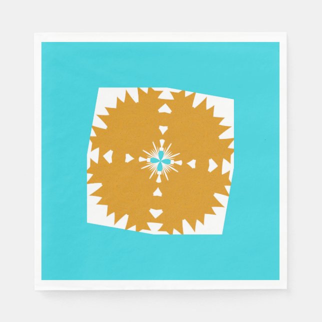 Southwestern Vibes Multi-Colour Pattern Napkin (Front)