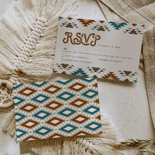 Southwestern Wedding RSVP Card