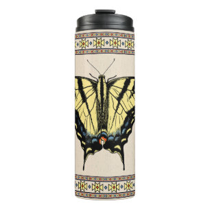 Southwestern Yellow Swallowtail Butterfly Thermal Tumbler
