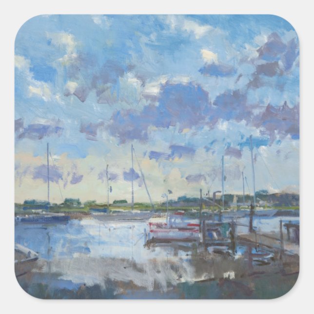 Southwold Evening 2012 Square Sticker (Front)