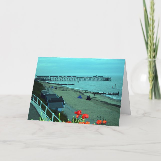 Southwold Suffolk Night Fishing Card (Front)