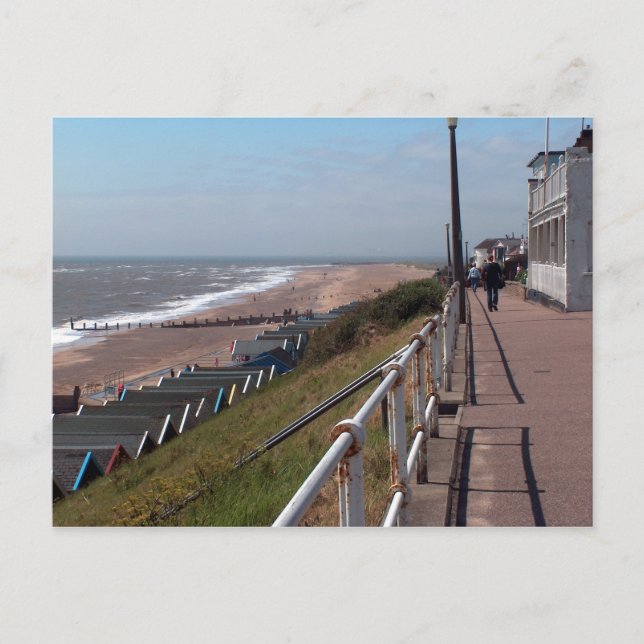 Southwold, Suffolk Sea View Postcard (Front)