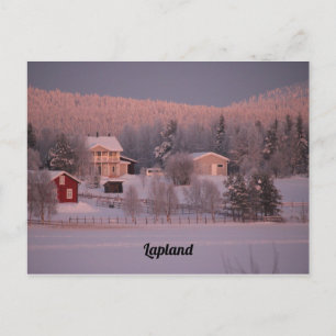 Souvenir de Laponie Postcard
