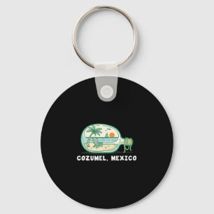 Souvenir From Cozumel Mexico Vacation Travel Men W Key Ring
