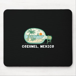 Souvenir From Cozumel Mexico Vacation Travel Men W Mouse Mat