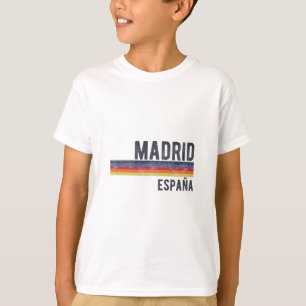 Souvenir From Madrid Spain Skyline Men Women Españ T-Shirt