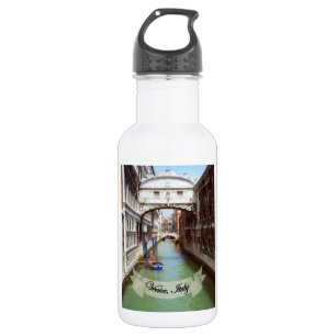 Souvenir from Venice Italy Bridge of Sighs 532 Ml Water Bottle