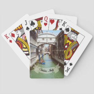 Souvenir from Venice Italy Bridge of Sighs Playing Cards