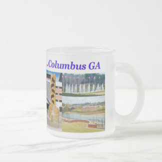 Souvenir Frosted Glass Mug