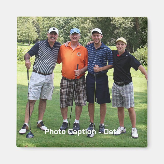 Souvenir Golfer Event Magnet (Front)