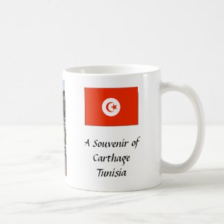 Souvenir Mug - Carthage, Tunisia.