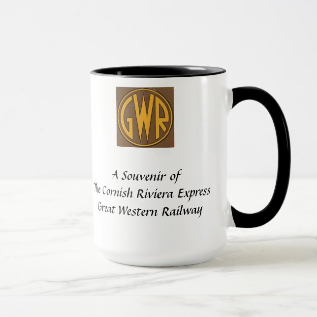 Souvenir Mug - GWR, Cornish Riviera Express (Right)