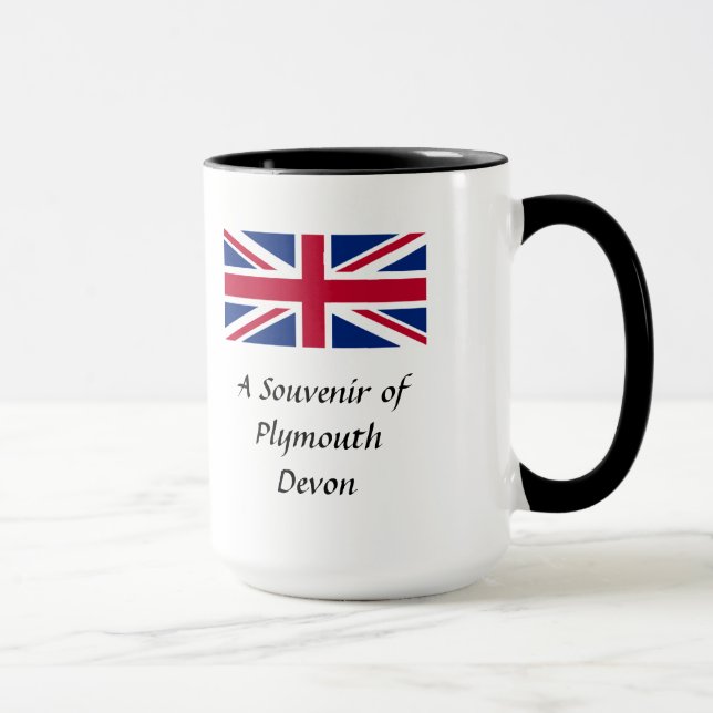 Souvenir Mug - Plymouth, Devon (Right)