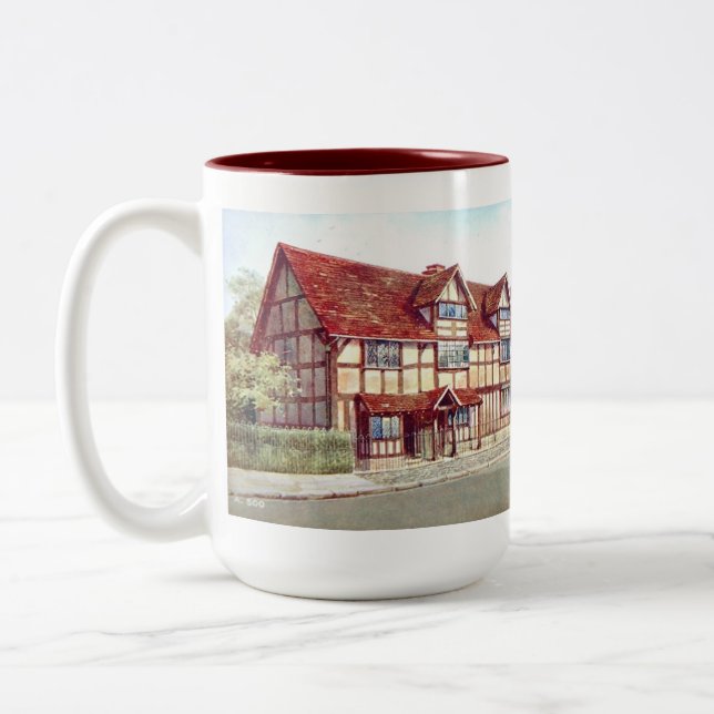 Souvenir Mug - Shakespeare's Birthplace, Stratford (Left)