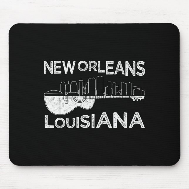Souvenir New Orleans Guitar Music Louisiana New Or Mouse Mat (Front)