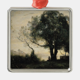 Souvenir of Castel Gandolfo Metal Tree Decoration