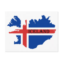 Souvenir of iceland post card