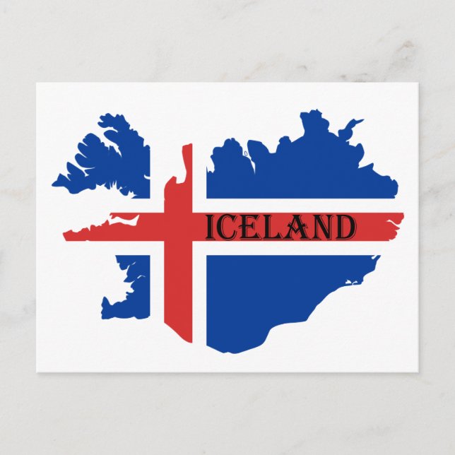 Souvenir of iceland post card (Front)