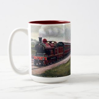 Souvenir Railway Mug - Leeds and Bradford Express