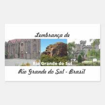 Souvenir sticker from Rio Grande do Sul - Brazil