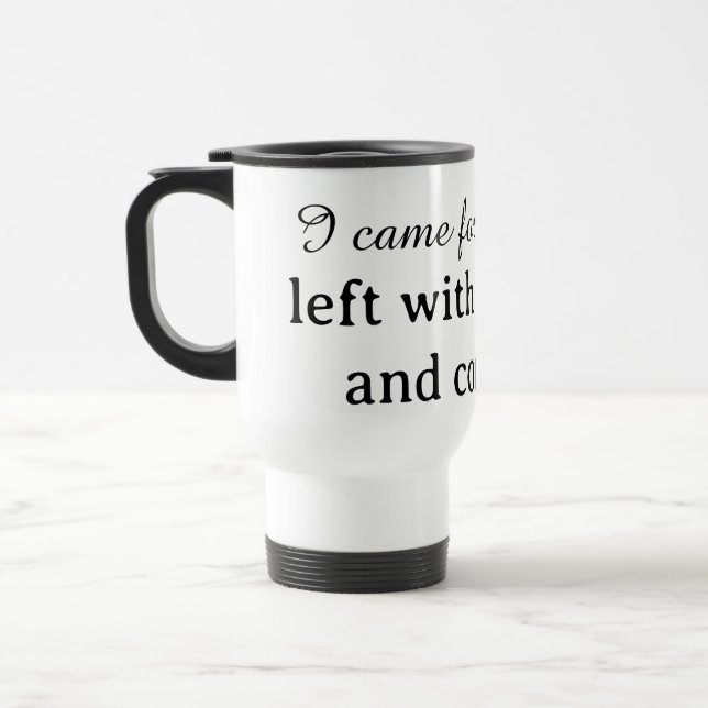 souvenirs and confusion Travel Mug (Left)