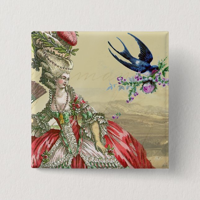 Souvenirs de Versailles 15 Cm Square Badge (Front)