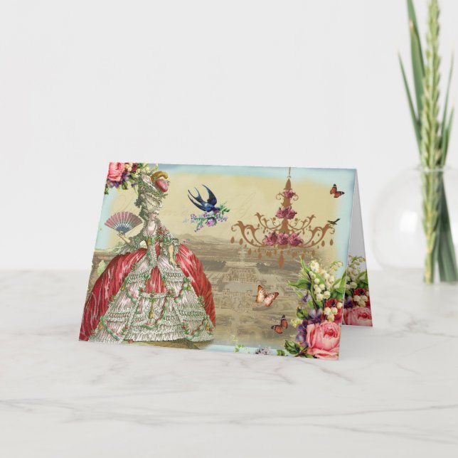 Souvenirs de Versailles Happy Birthday Card (Front)