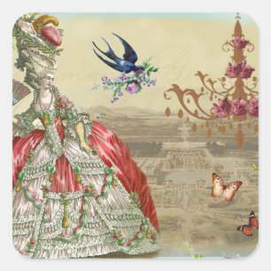 Souvenirs de Versailles Square Sticker