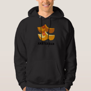 Souvenirs From Netherlands Wooden Clogs Amsterdam Hoodie