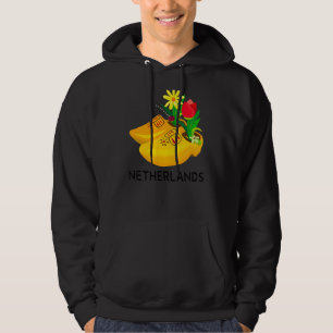 Souvenirs From Netherlands Wooden Clogs Dutch Souv Hoodie