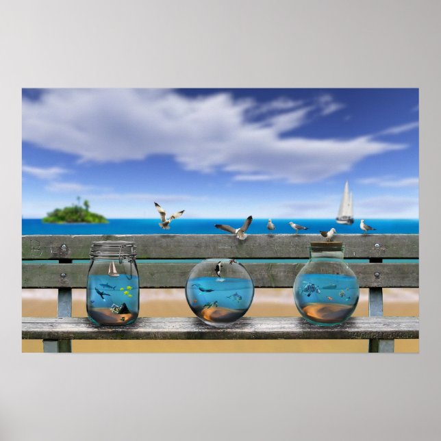 souvenirs from the beach poster (Front)