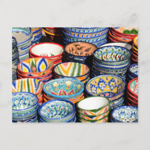 Souvenirs in Uzbekistan Postcard