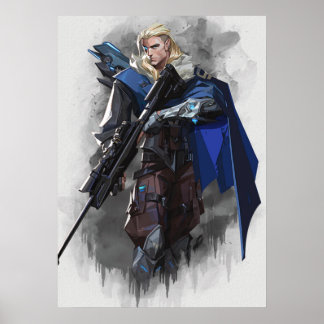 Sova valorant art poster