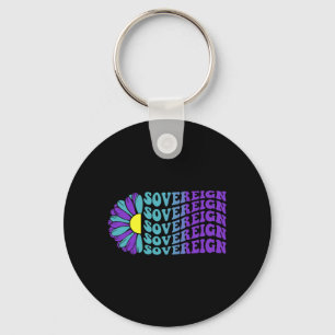 Sovereign Suicide Prevention Awareness Sunflower Key Ring