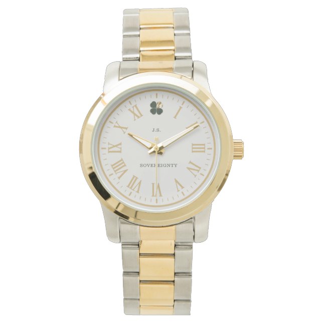 Sovereignty Gold Clover Mens Legacy Power Watch (Front)