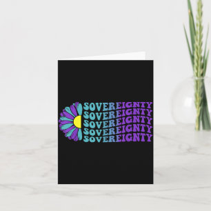 Sovereignty Suicide Prevention Awareness Sunflower Card