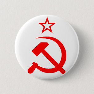 Soviet 2 6 cm round badge