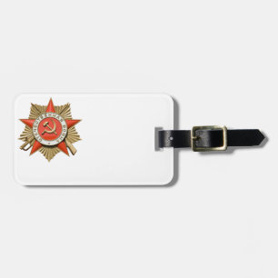 Soviet award luggage tag